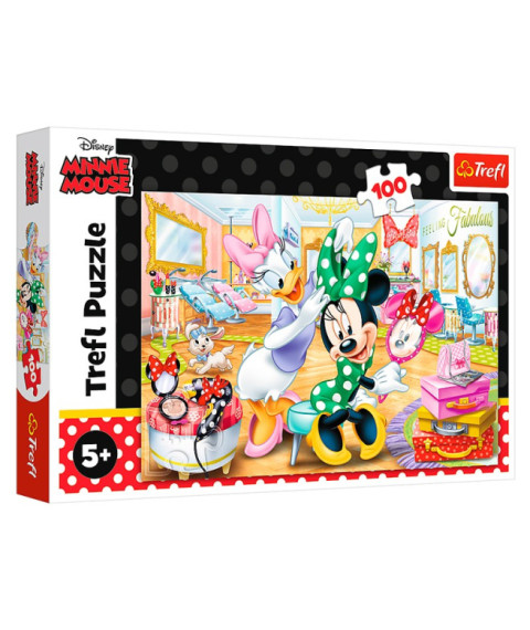 TF Puzzle "100" - Minnie in beauty parlous